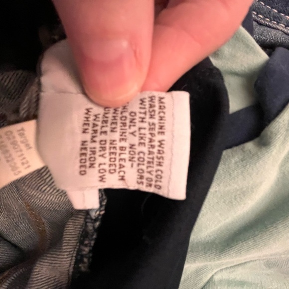 Women's Blue Maternity Jeans - Picture 7 of 7